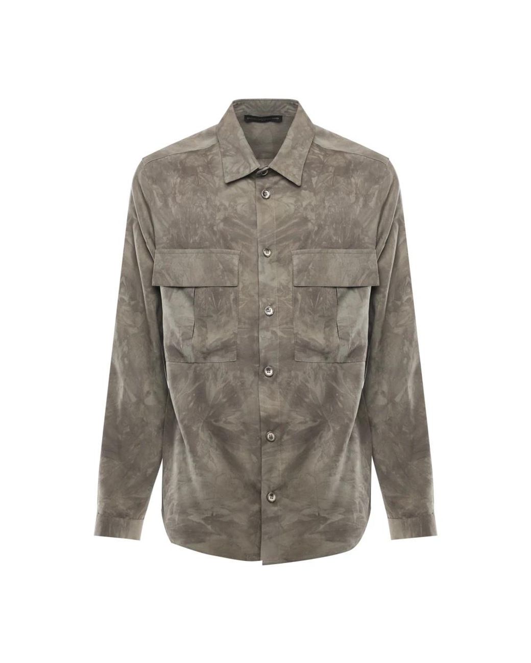 Giuliano Galiano Gray Casual Shirts for men
