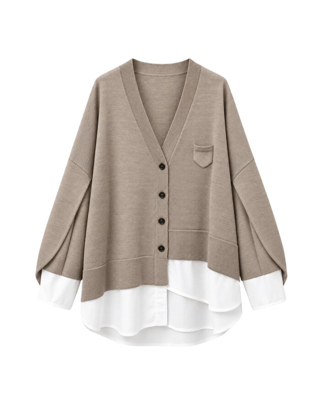 Cardigans MEIMEIJ de color Brown
