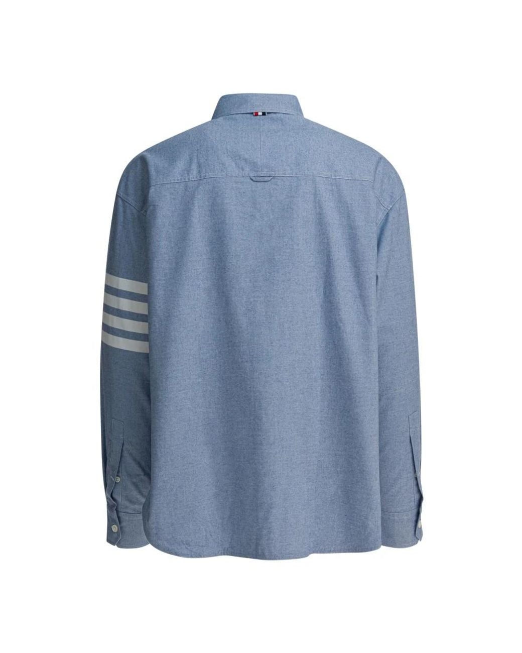 Thom Browne Blue Casual Shirts for men