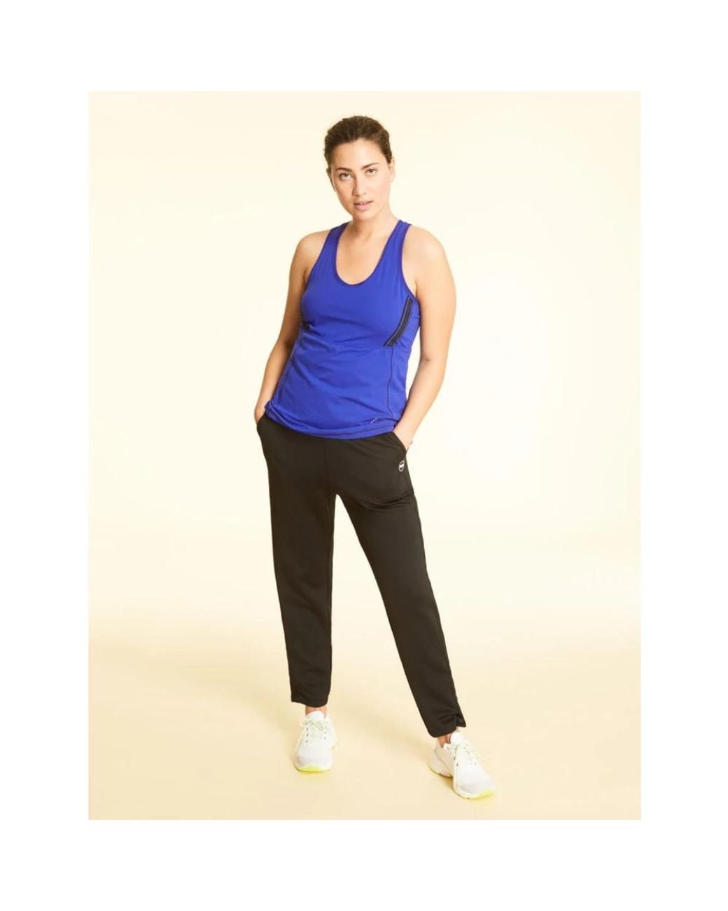 Marina Rinaldi Black Slim-Fit Trousers