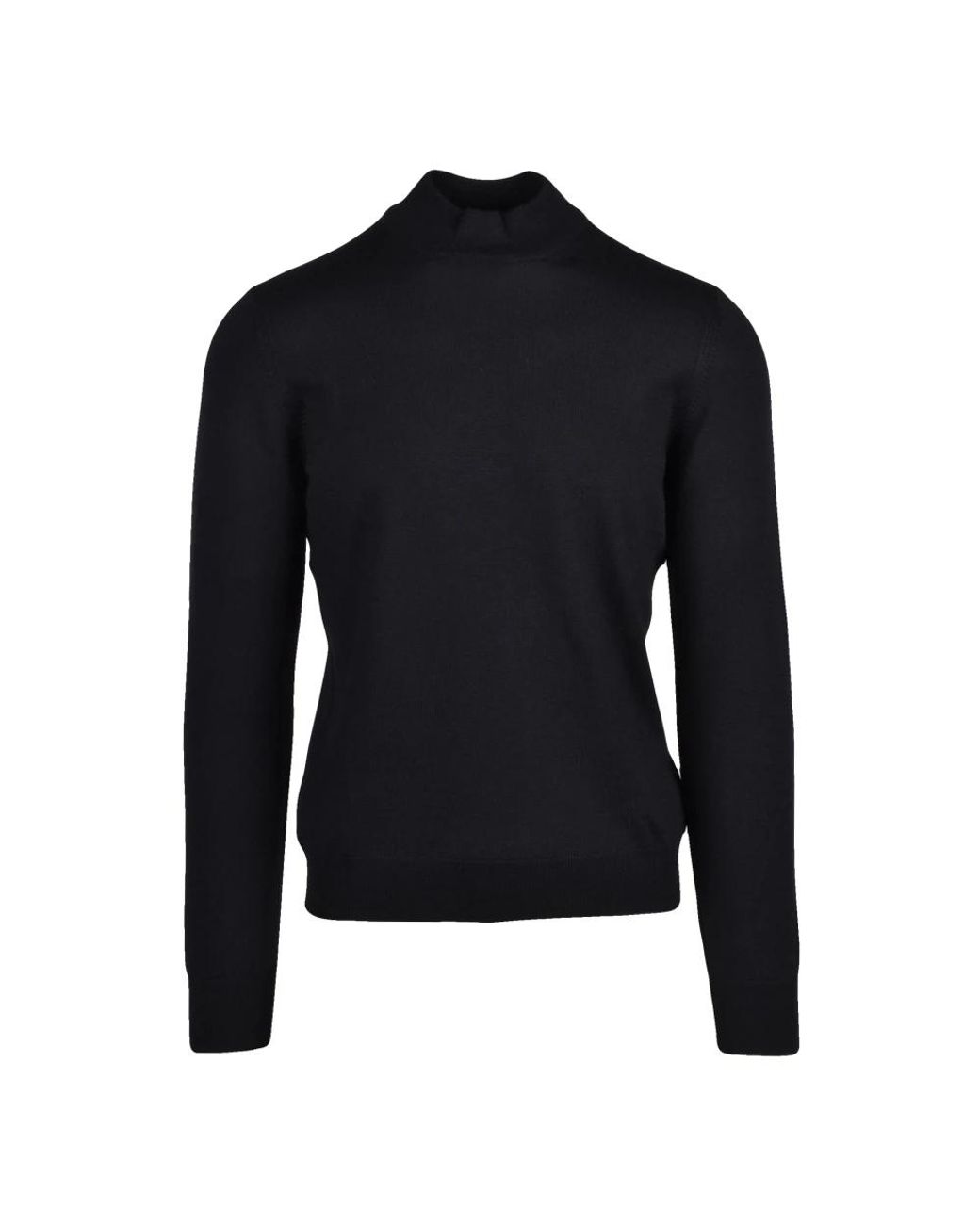 Gran Sasso Black Turtlenecks for men