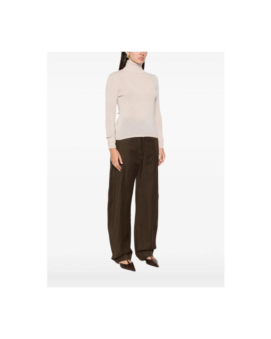 Eleventy Natural Turtlenecks