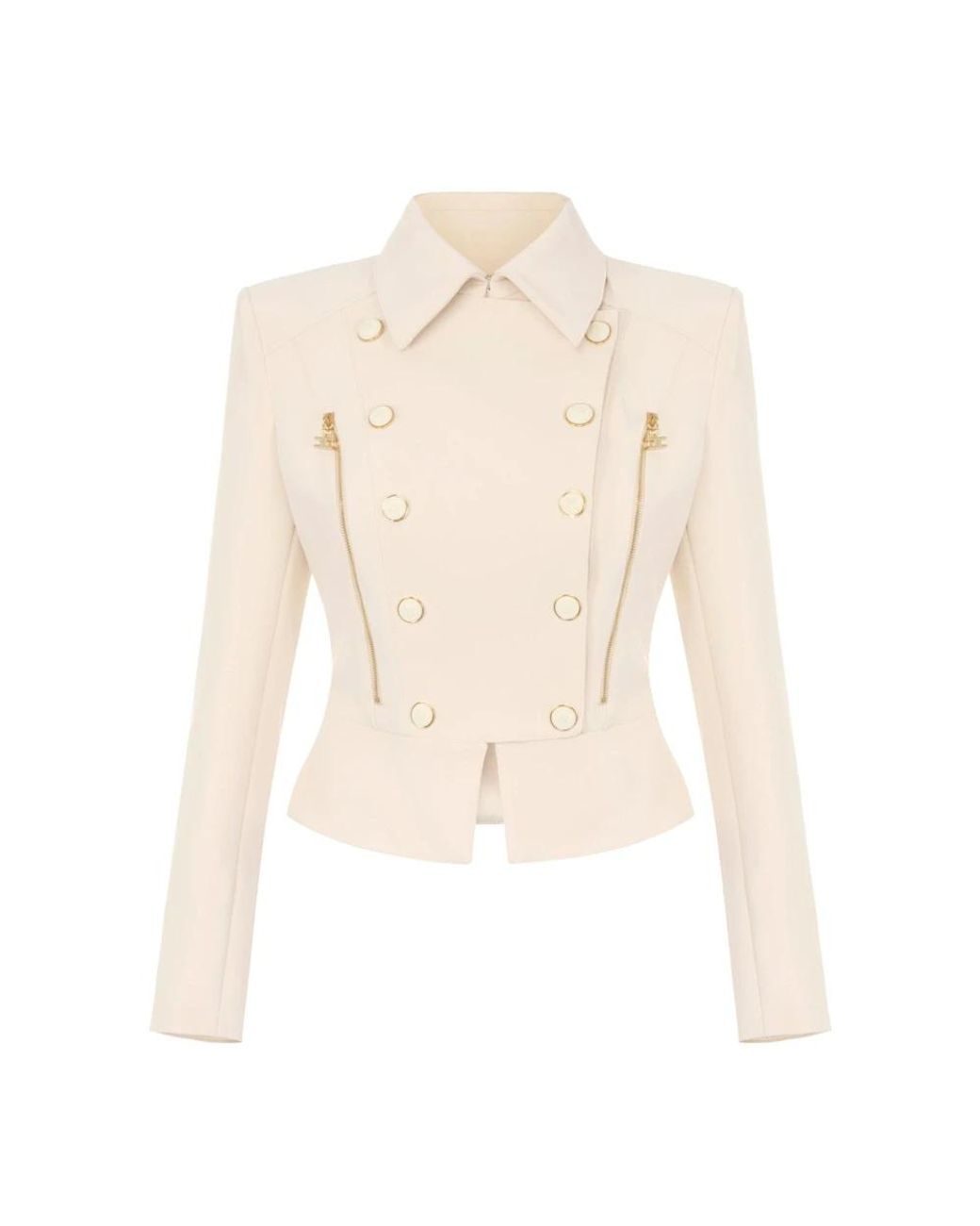 Elisabetta Franchi Natural Blazers