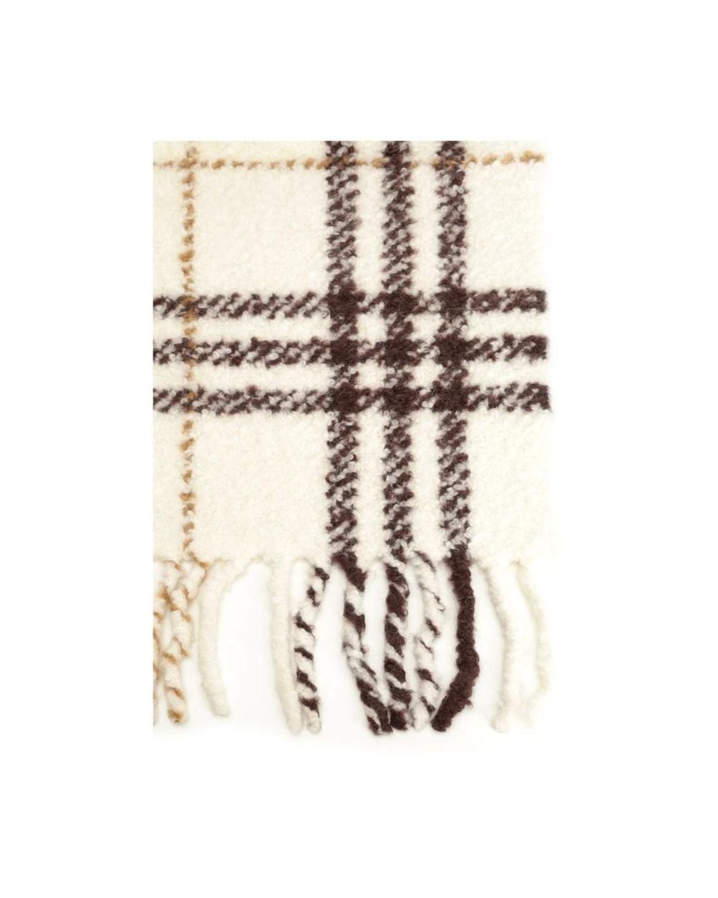 Burberry White Winter Scarves