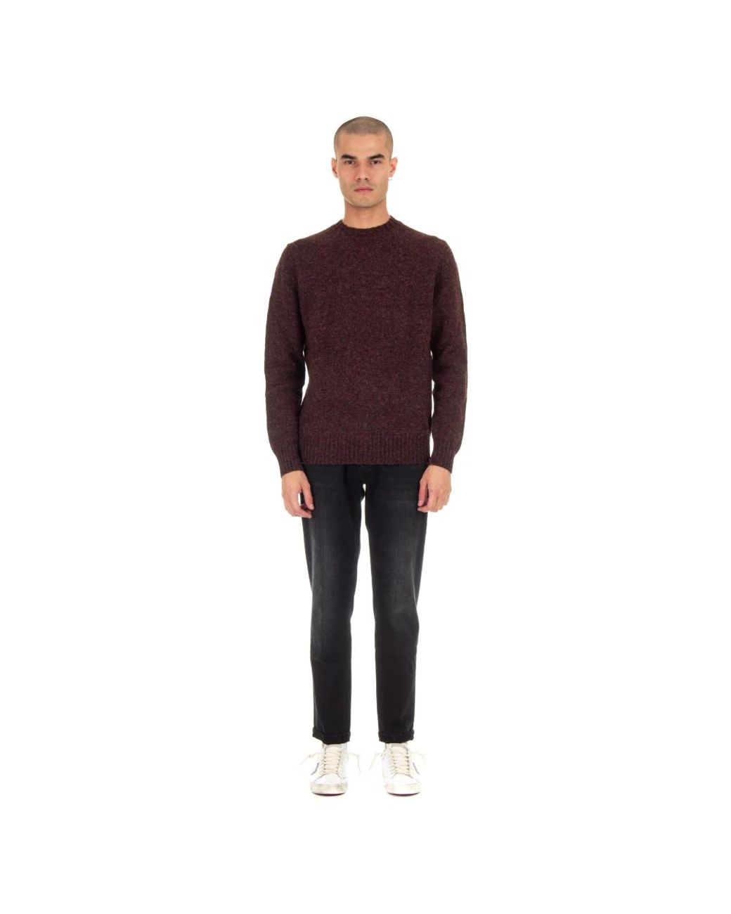 Ballantyne Purple Round-Neck Knitwear for men
