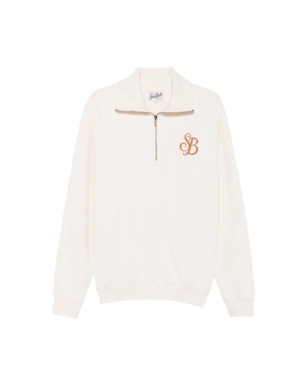 Mc2 Saint Barth Huntley Pullover in White für Herren