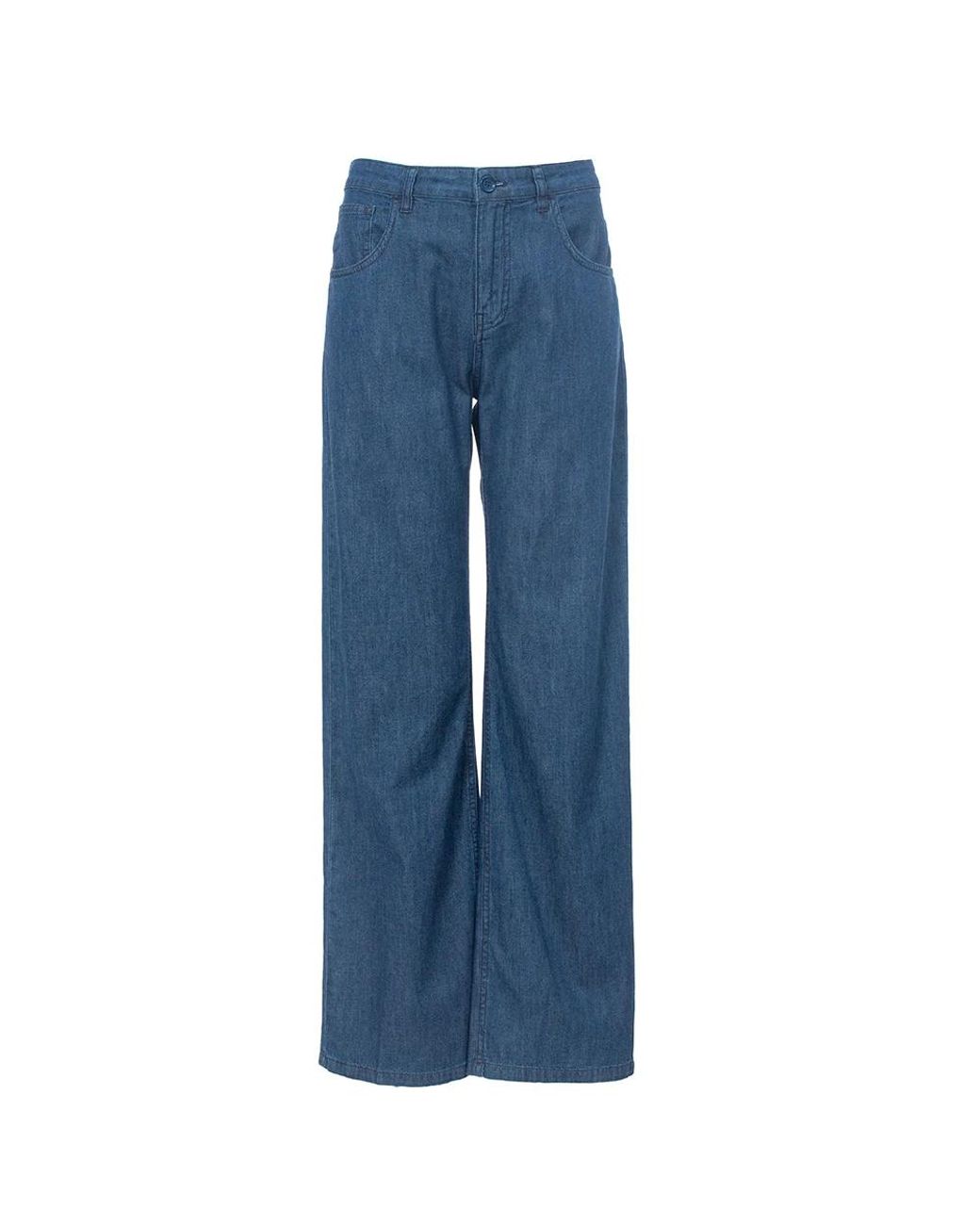 Wide Jeans Aspesi de color Blue