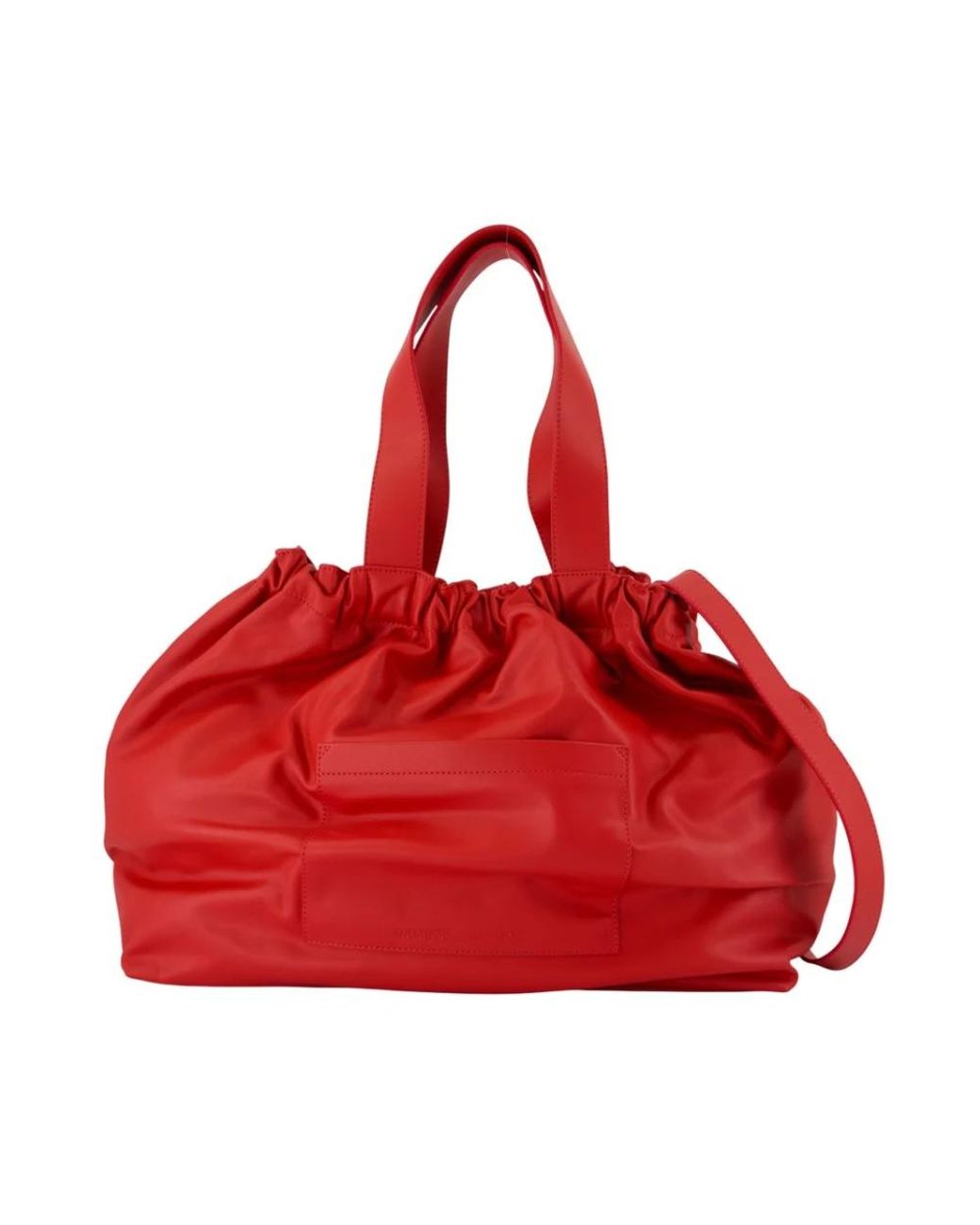 Samsøe & Samsøe Tassen ,Rood ,Leer Rode Leren Crossbody Tas in het Red