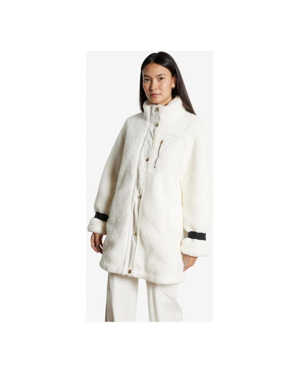 Liu Jo White Single-Breasted Coats