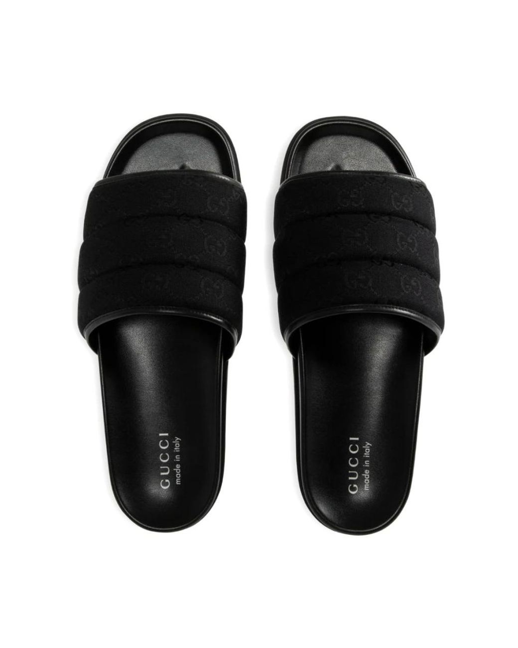 Gucci Black Sliders for men