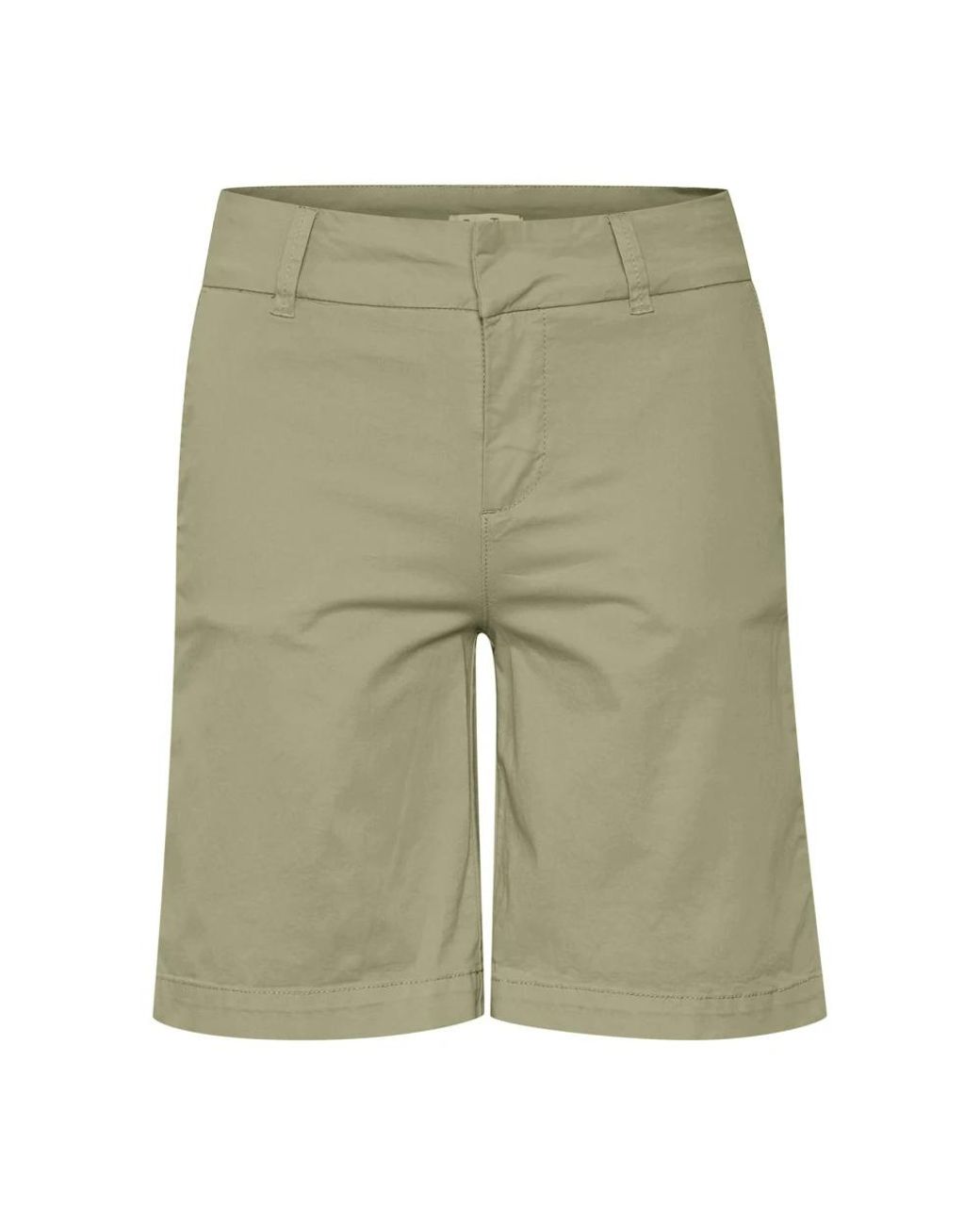 Part Two Korte Broeken ,Groen ,Katoen Casual Vetiver Shorts & Knickers in het Green