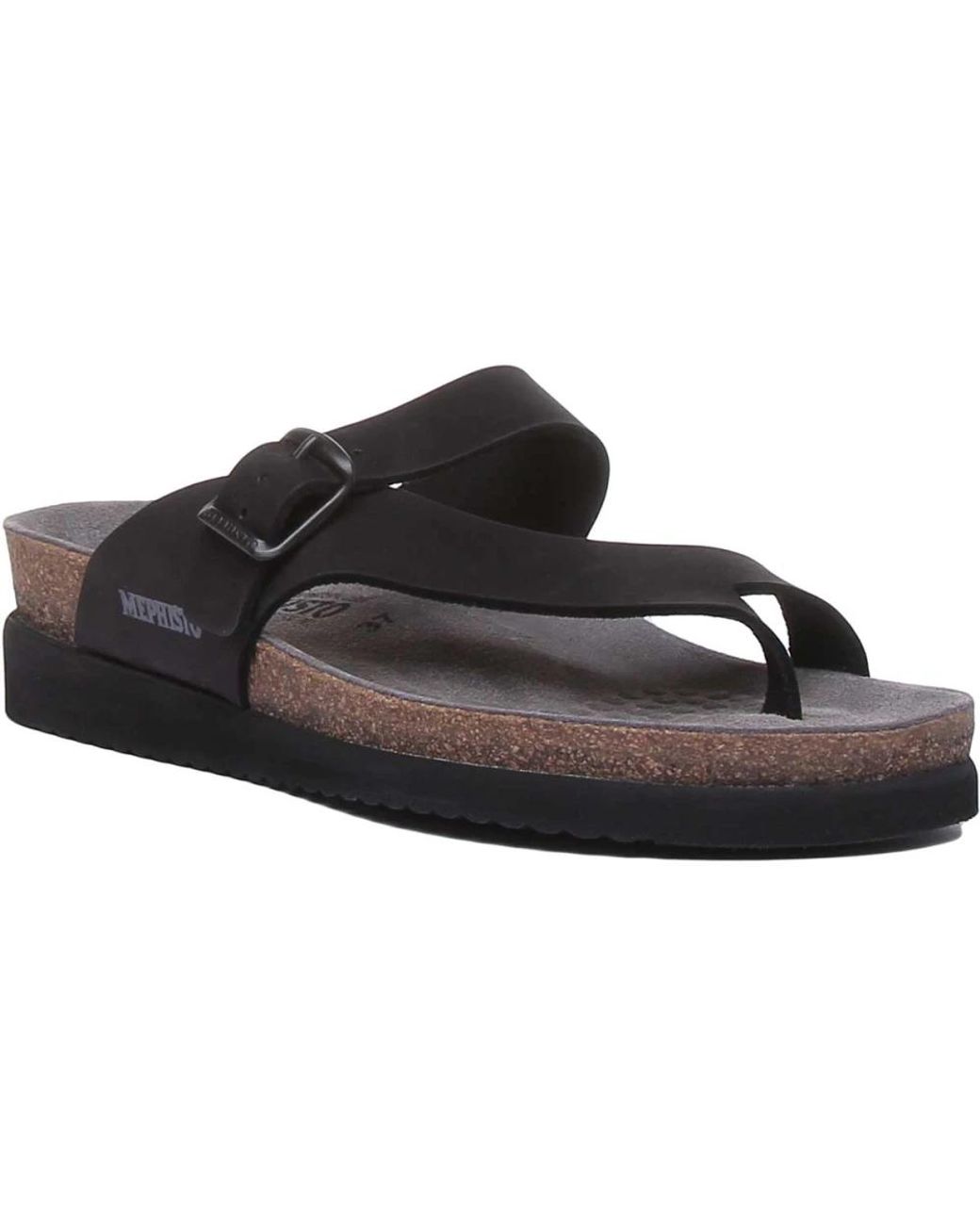 Mephisto Black Flip Flops