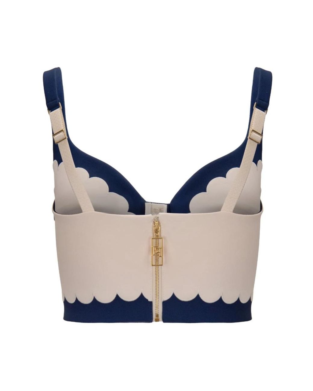 Elisabetta Franchi Blue Sleeveless Tops