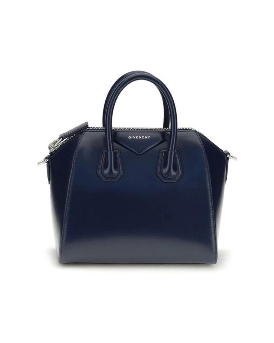 Givenchy Blue Antigona Lock Handtasche