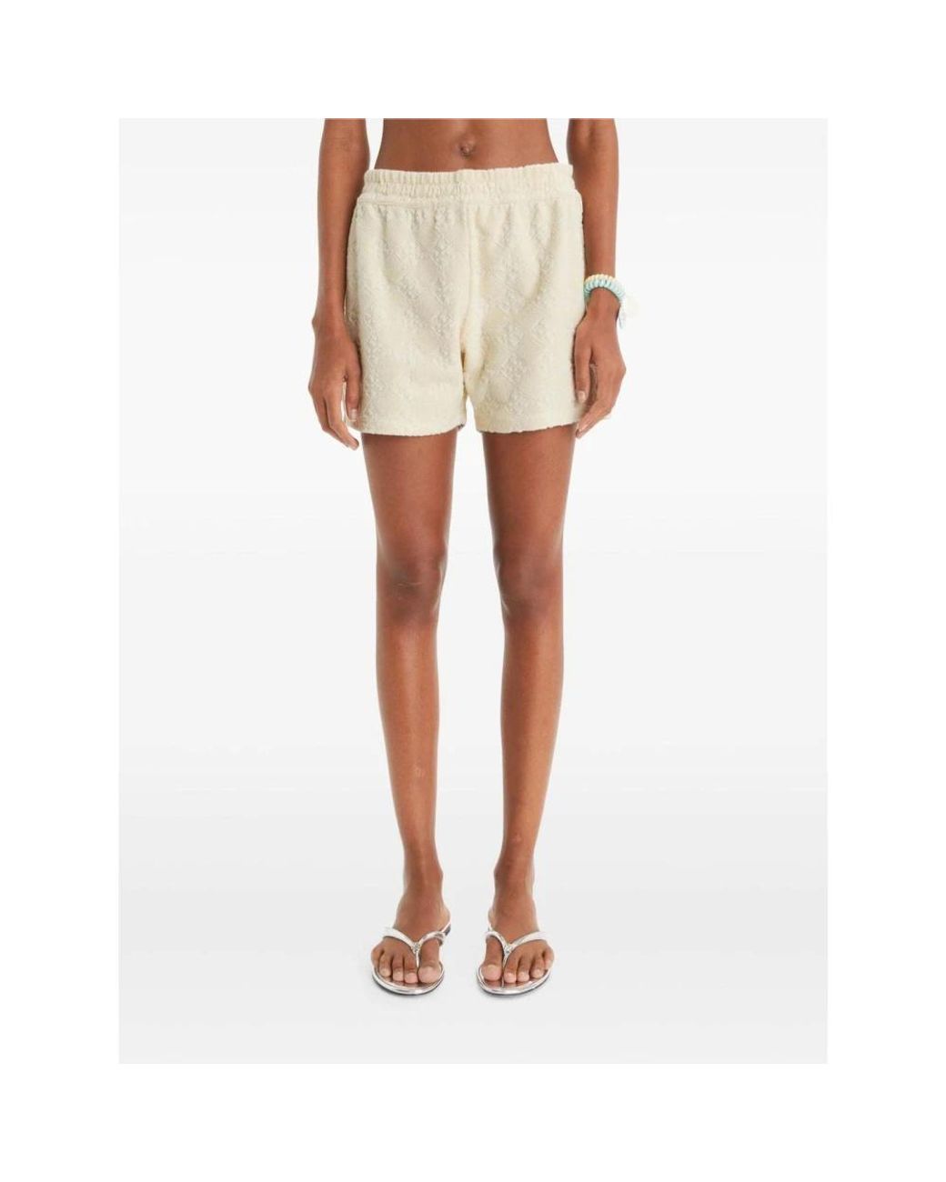 Tory Burch Natural Short Shorts