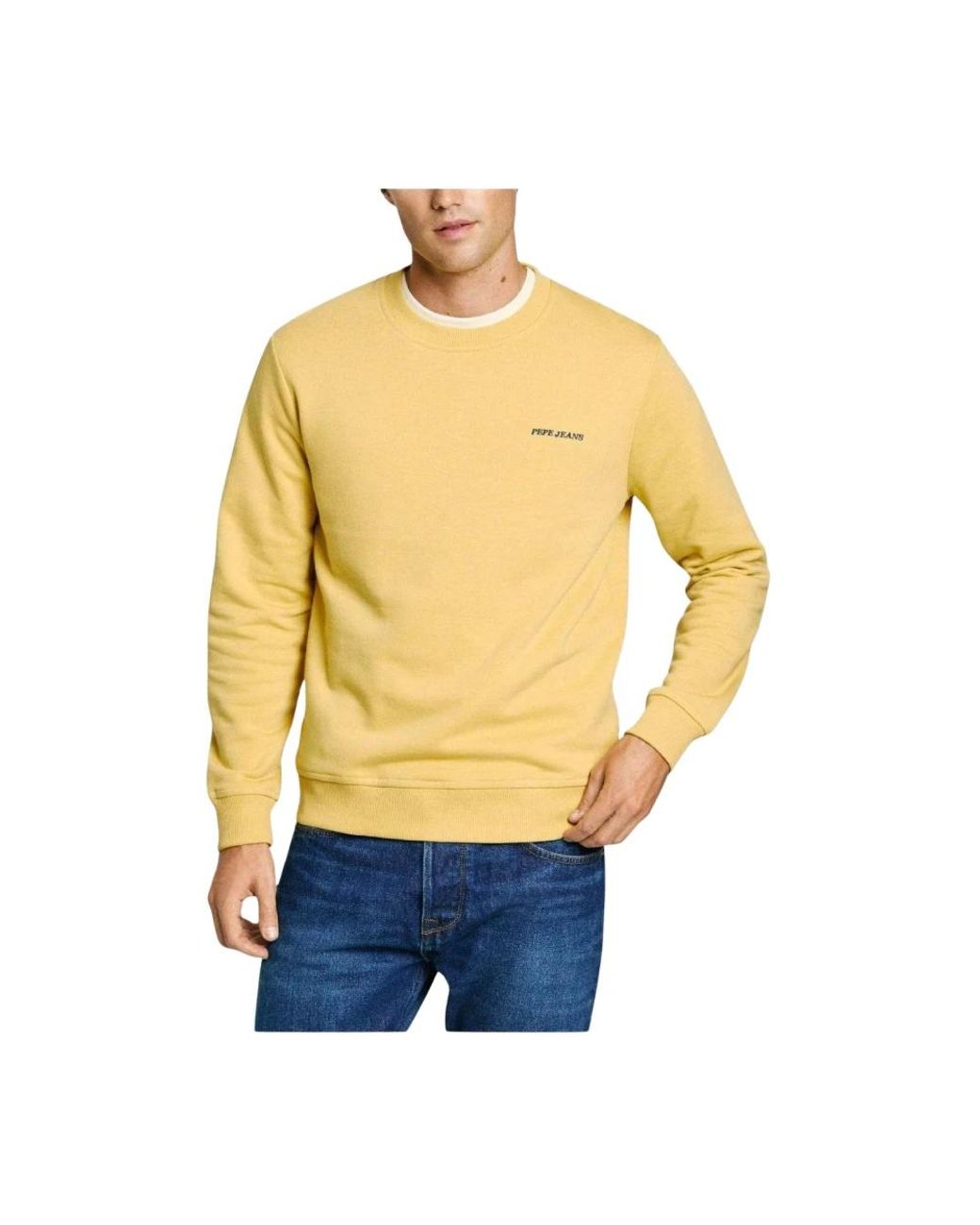 Pepe Jeans Yellow Sweatshirts for men