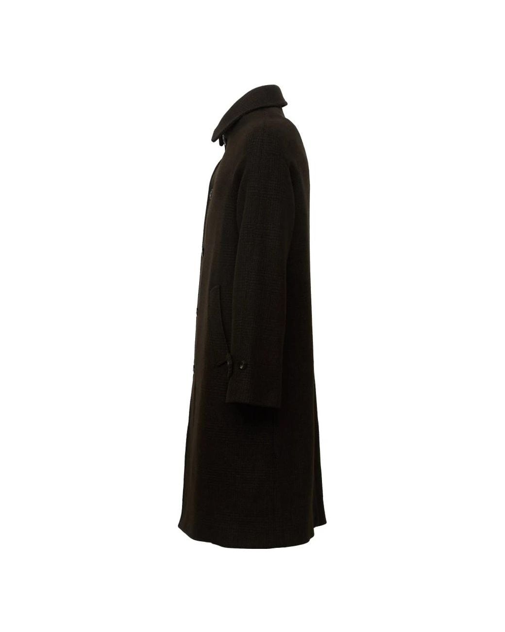 Circolo 1901 Black Single-Breasted Coats for men