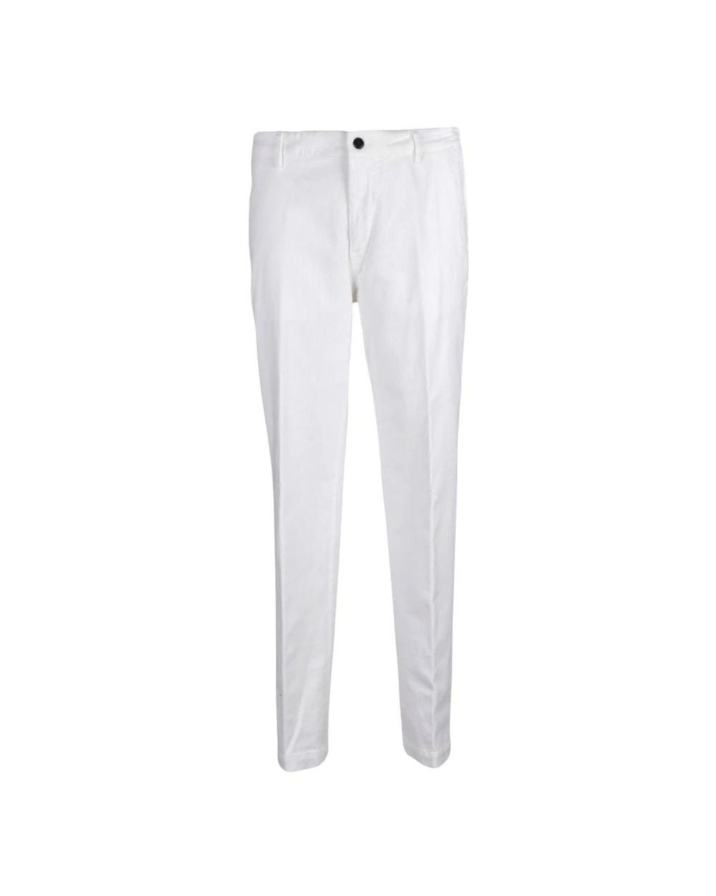 Eleventy White Suit Trousers for men