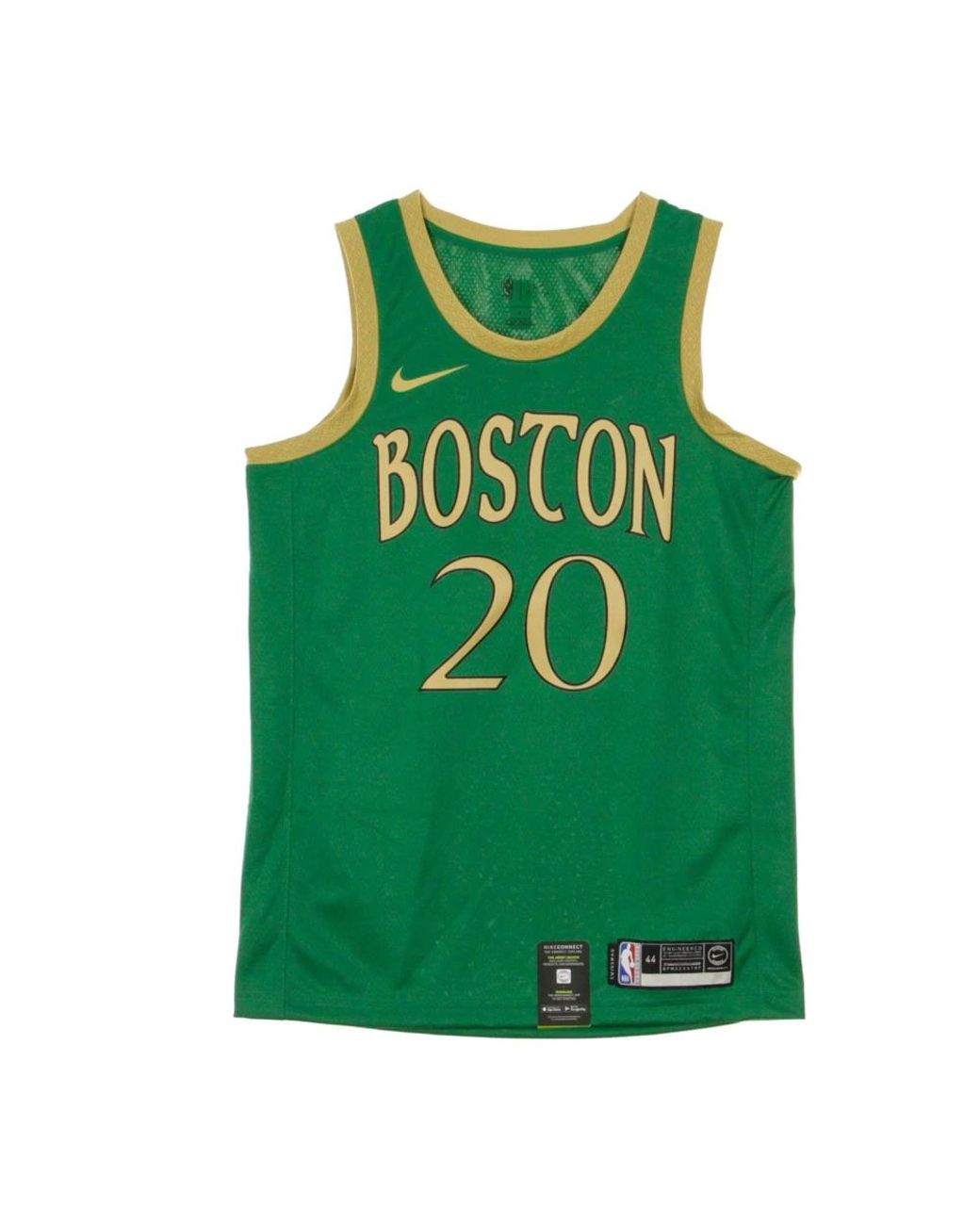 Nike Fitness ,Groen ,Polyester Basketbal Swingman Jersey Hayward City Edition in het Green voor heren