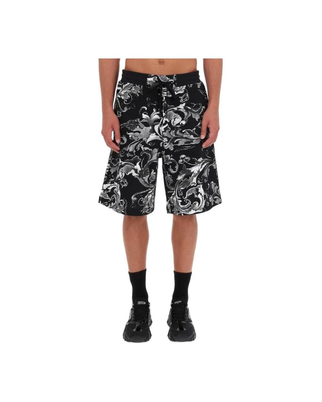 Versace Jeans Couture Black Casual Shorts for men