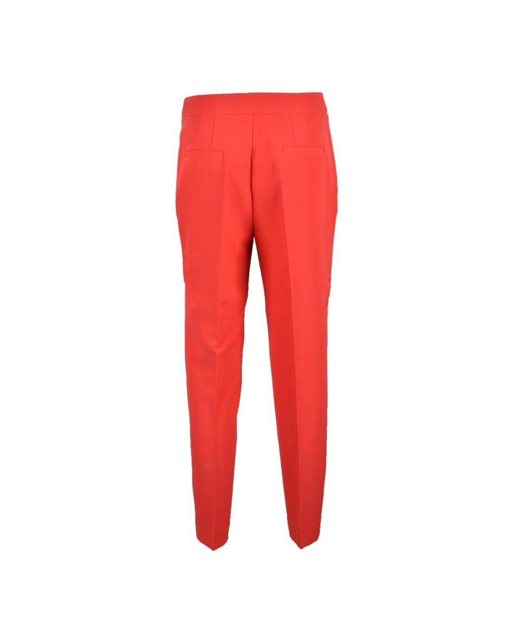 Nenette Red Slim-Fit Trousers