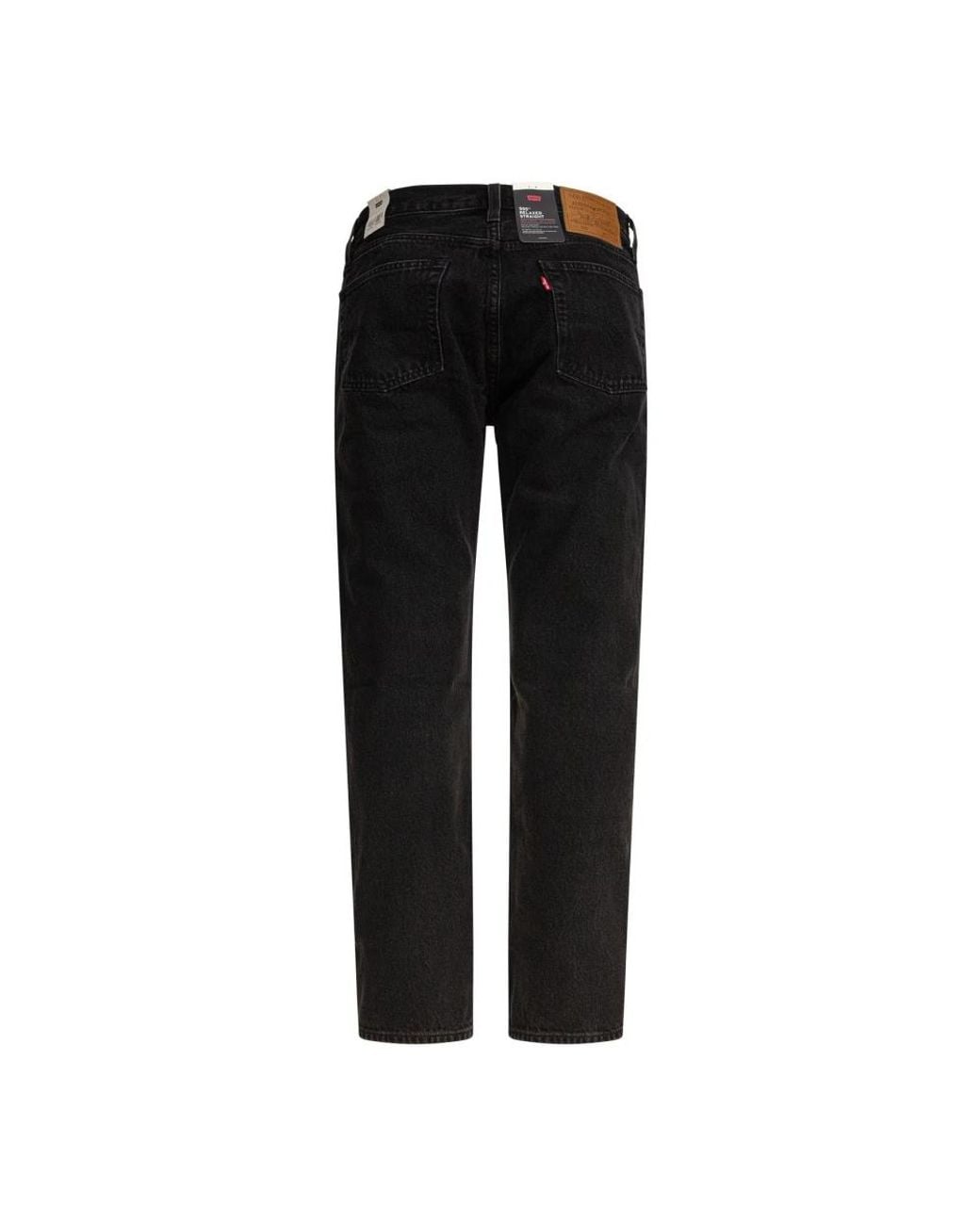 Straight Jeans Levi's de hombre de color Black