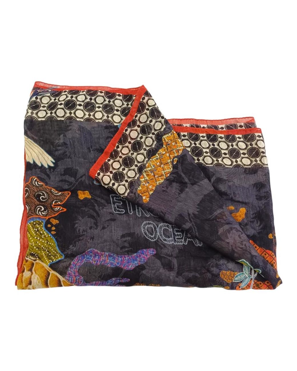 Etro Metallic Silk Scarves