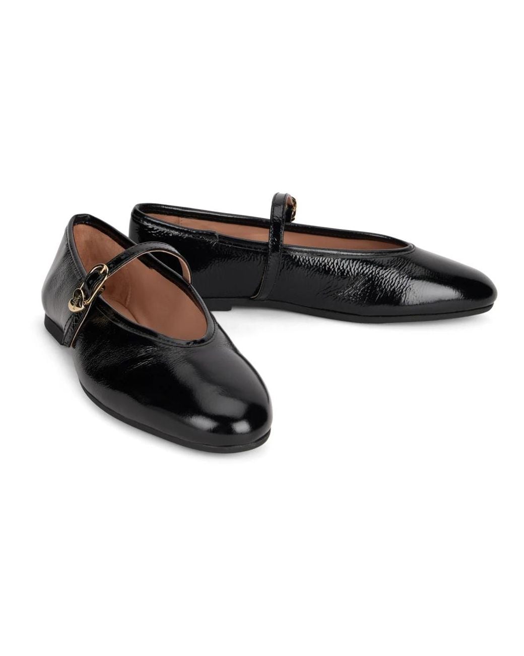 Love Moschino Black Ballerina Shoes
