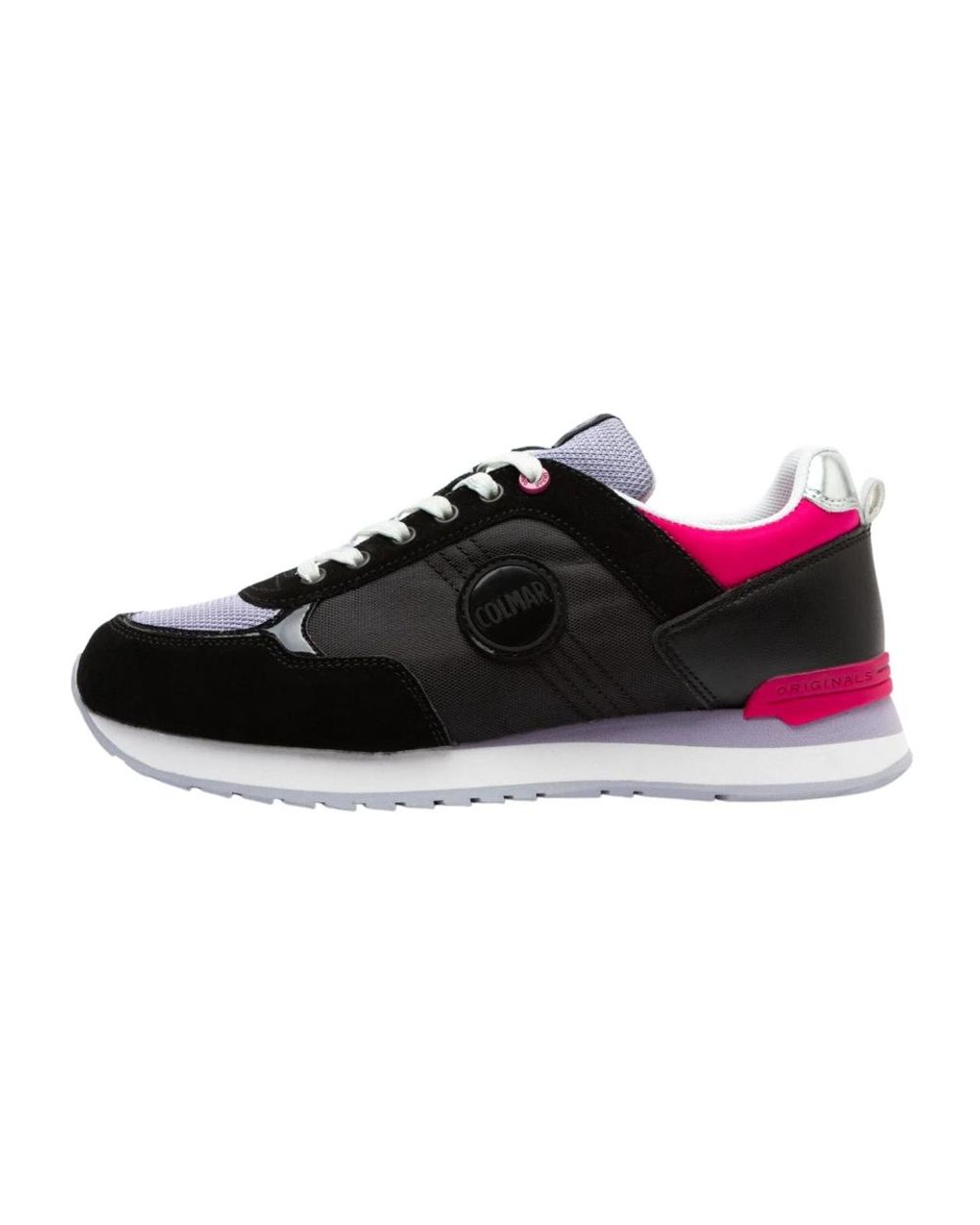 Colmar Schoenen ,Zwart ,Leer Sneakers Travis Mellow in het Black