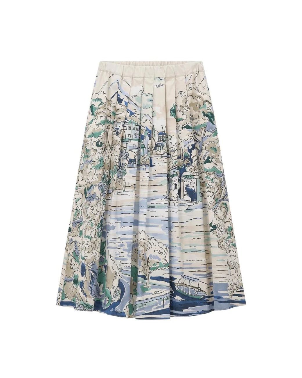 Weekend by Maxmara Blue Midi Skirts