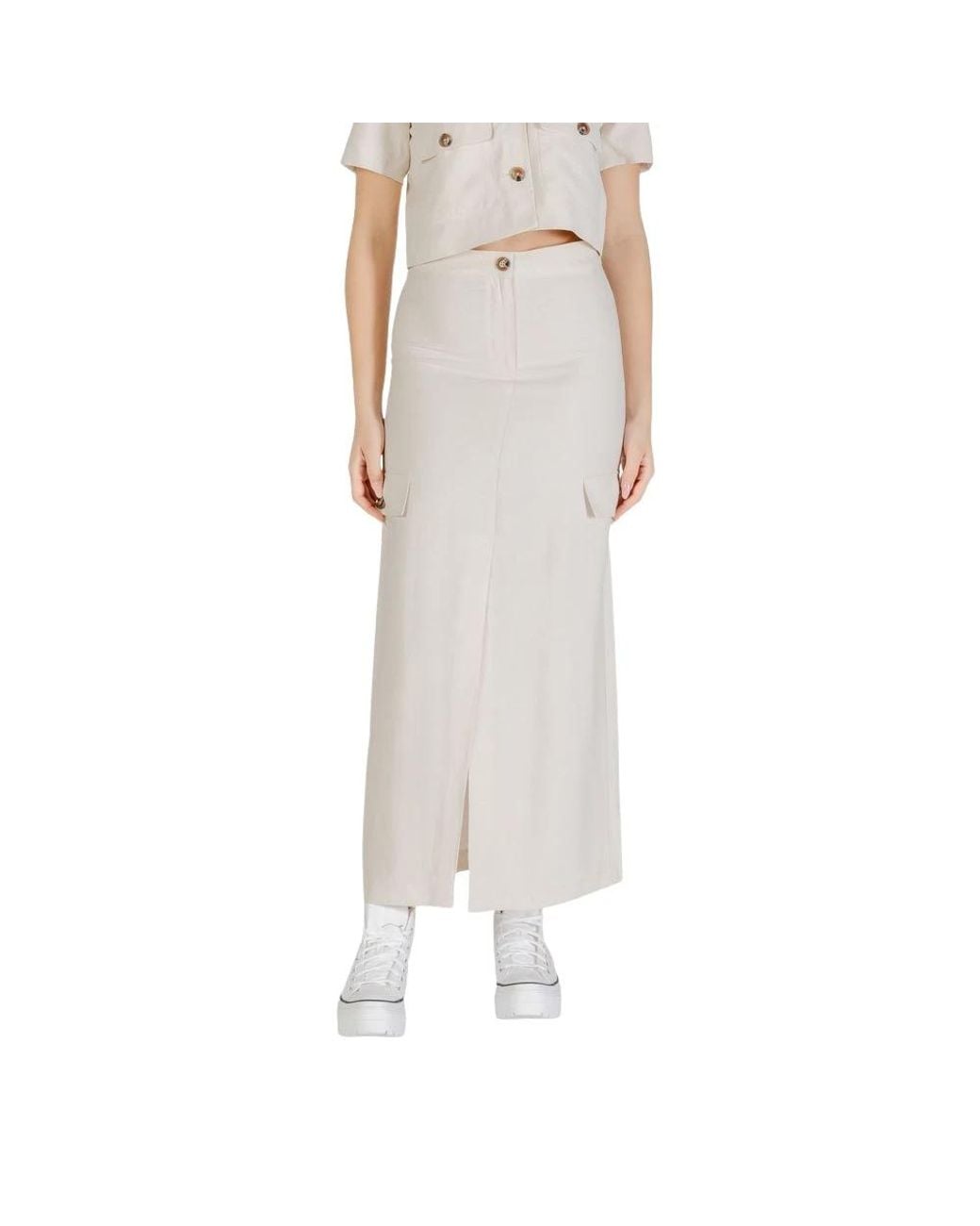 Jacqueline De Yong White Maxi Skirts
