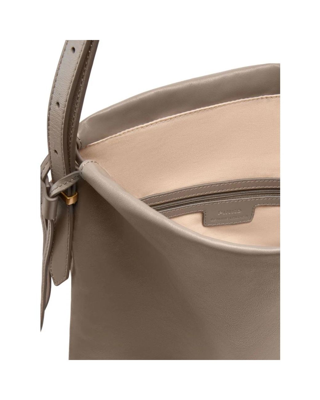 Pinko Gray Shoulder Bags