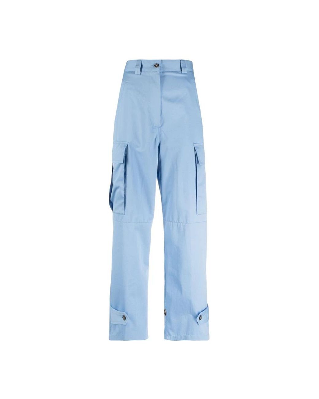 MSGM Pantalone Pants in het Blue