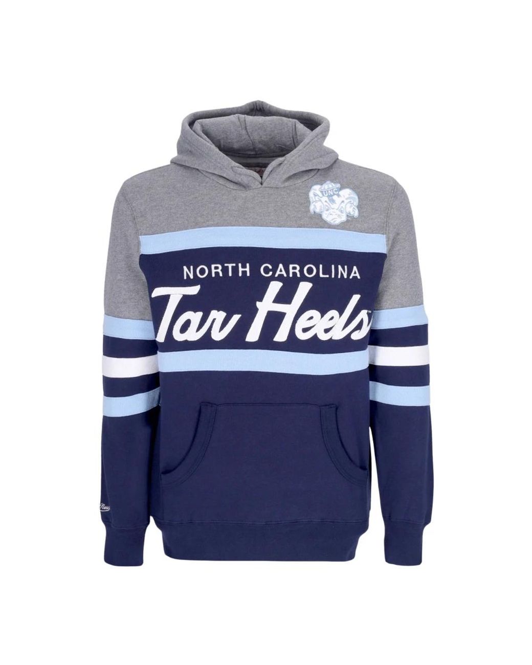 Mitchell & Ness Hoodies & Sweatvesten ,Blauw ,Katoen North Carolina Tar Heels Hoodie in het Blue voor heren