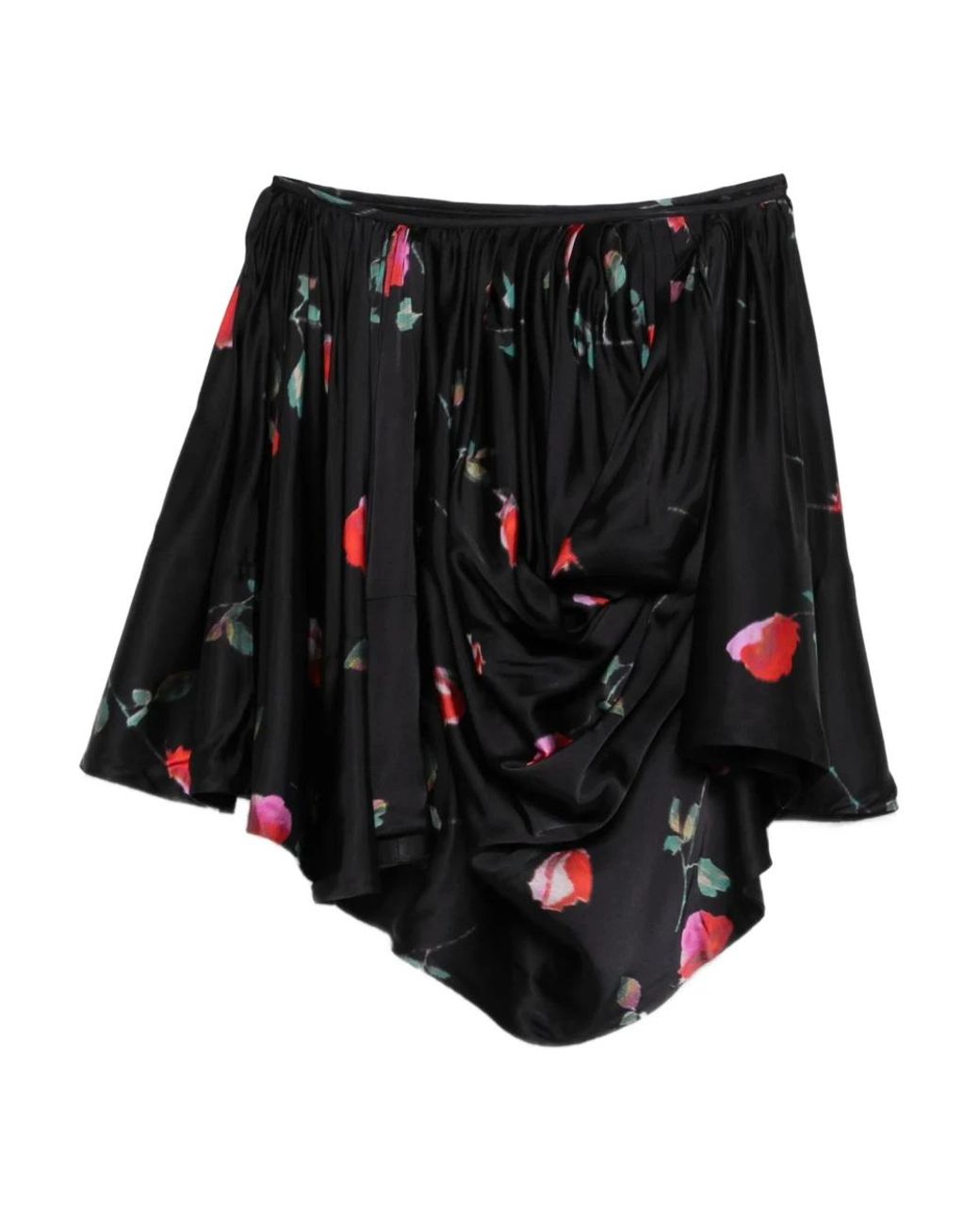 Ganni Black Short Skirts