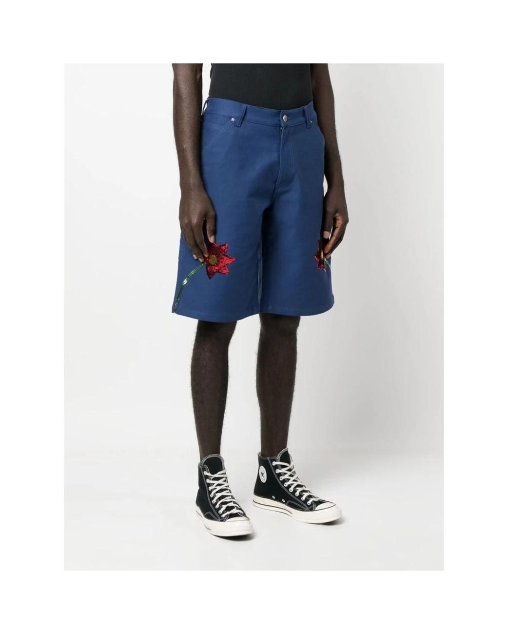 Sky High Farm Blue Casual Shorts for men