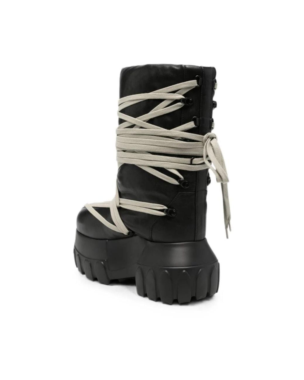 Rick Owens Black Winter Boots
