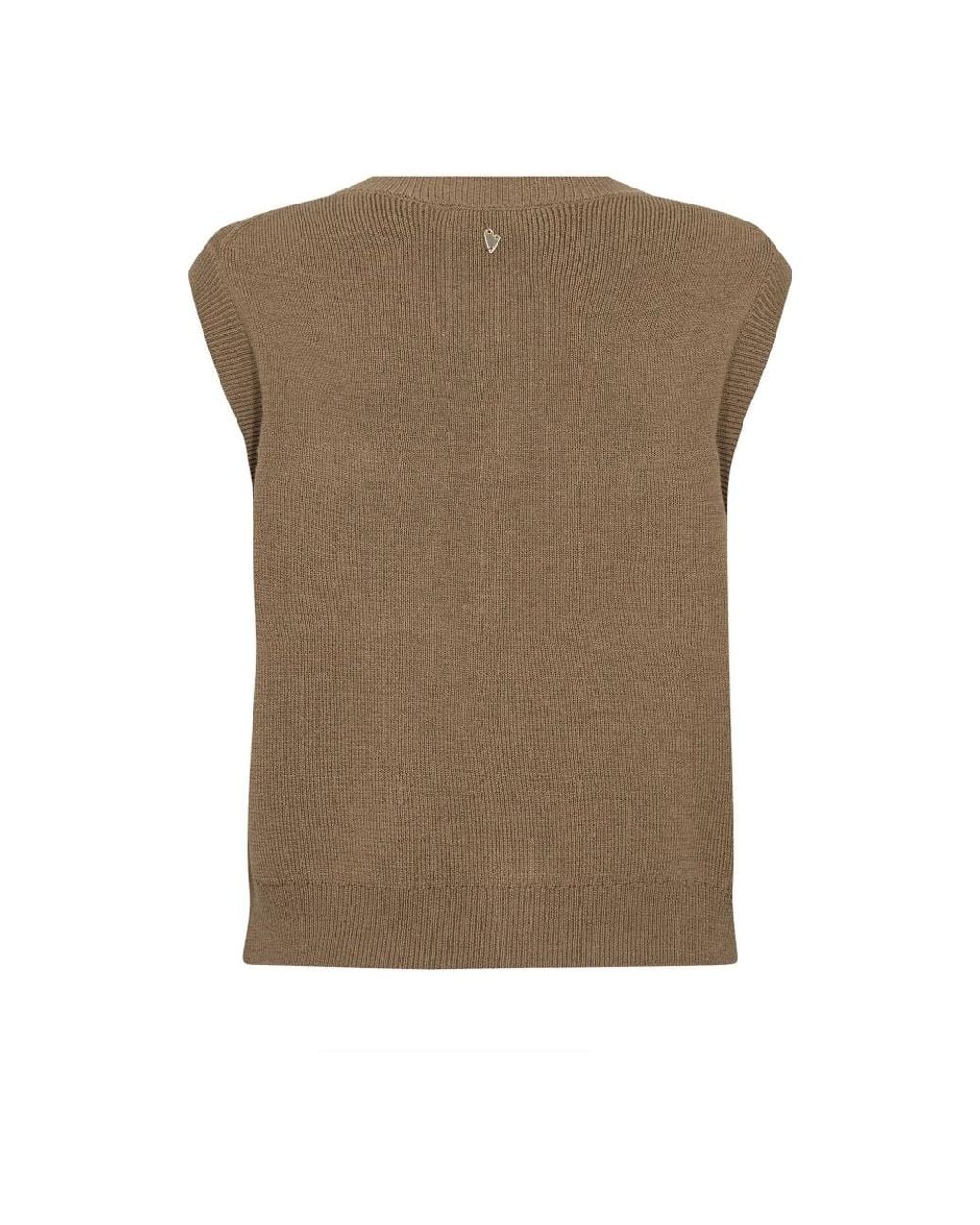 Mos Mosh Natural Sleeveless Jumpers