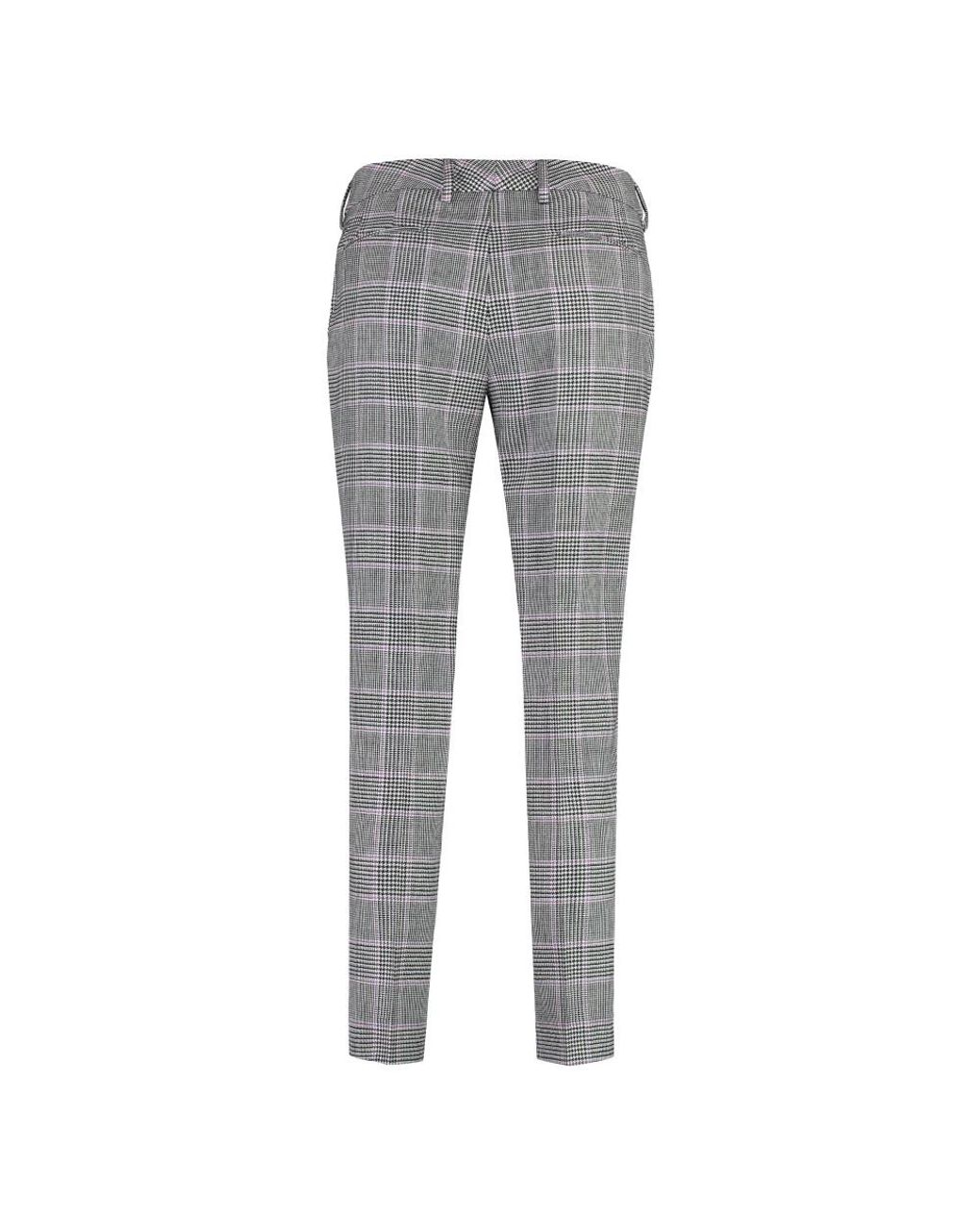 PT Torino Gray Slim-Fit Trousers