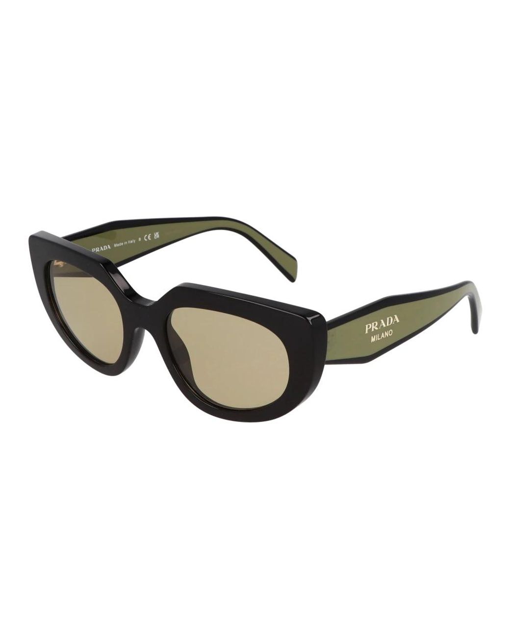 Prada Pr D02S Zonnebril in het Black