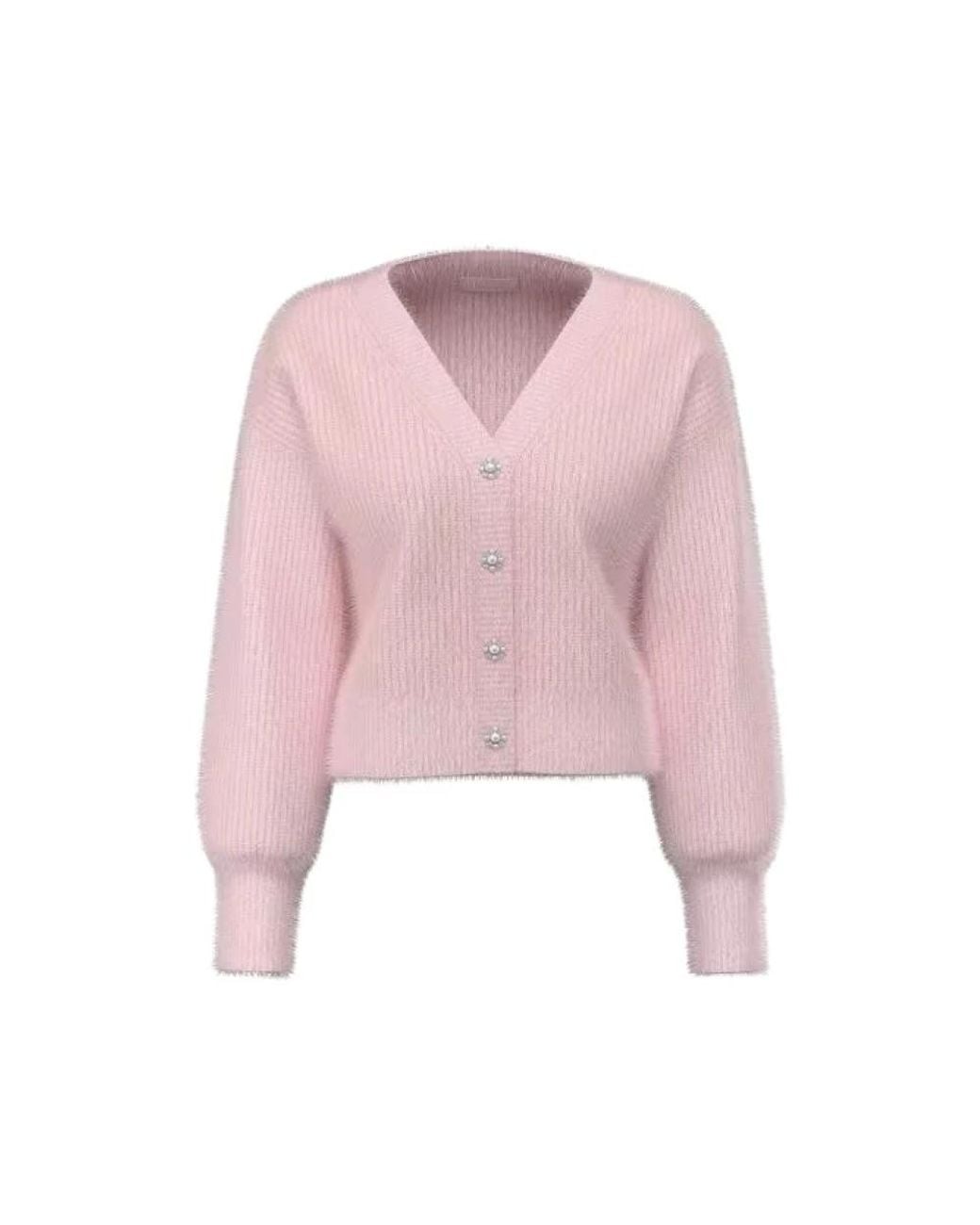 Cardigans Guess de color Pink