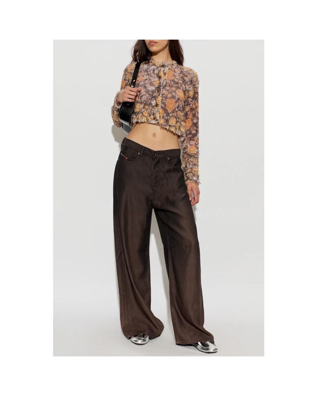 DIESEL Black Wide Jeans