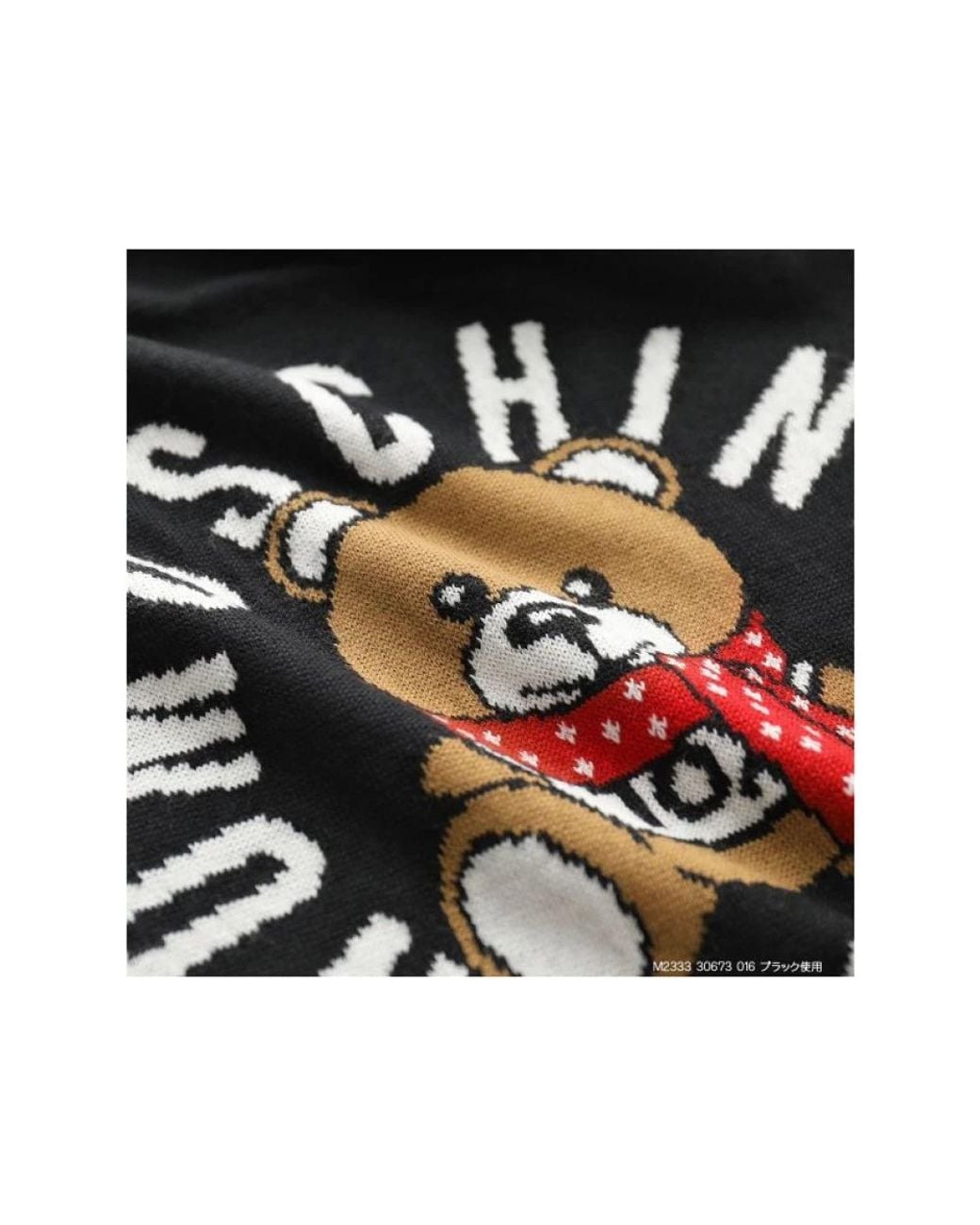 Moschino Black Winter Scarves