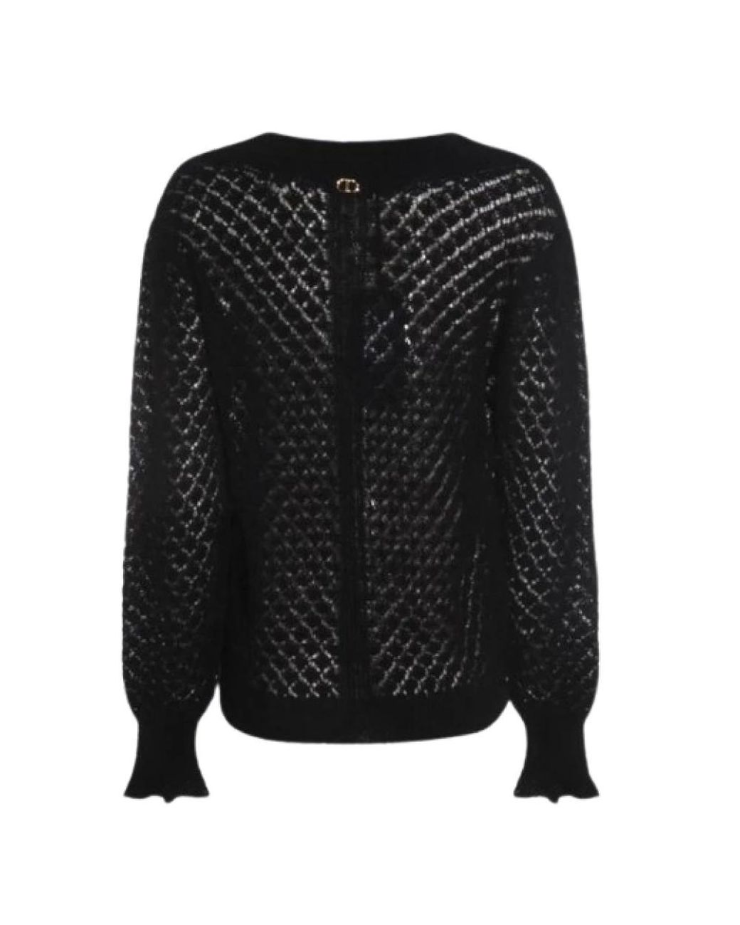 Twinset Black Round-Neck Knitwear