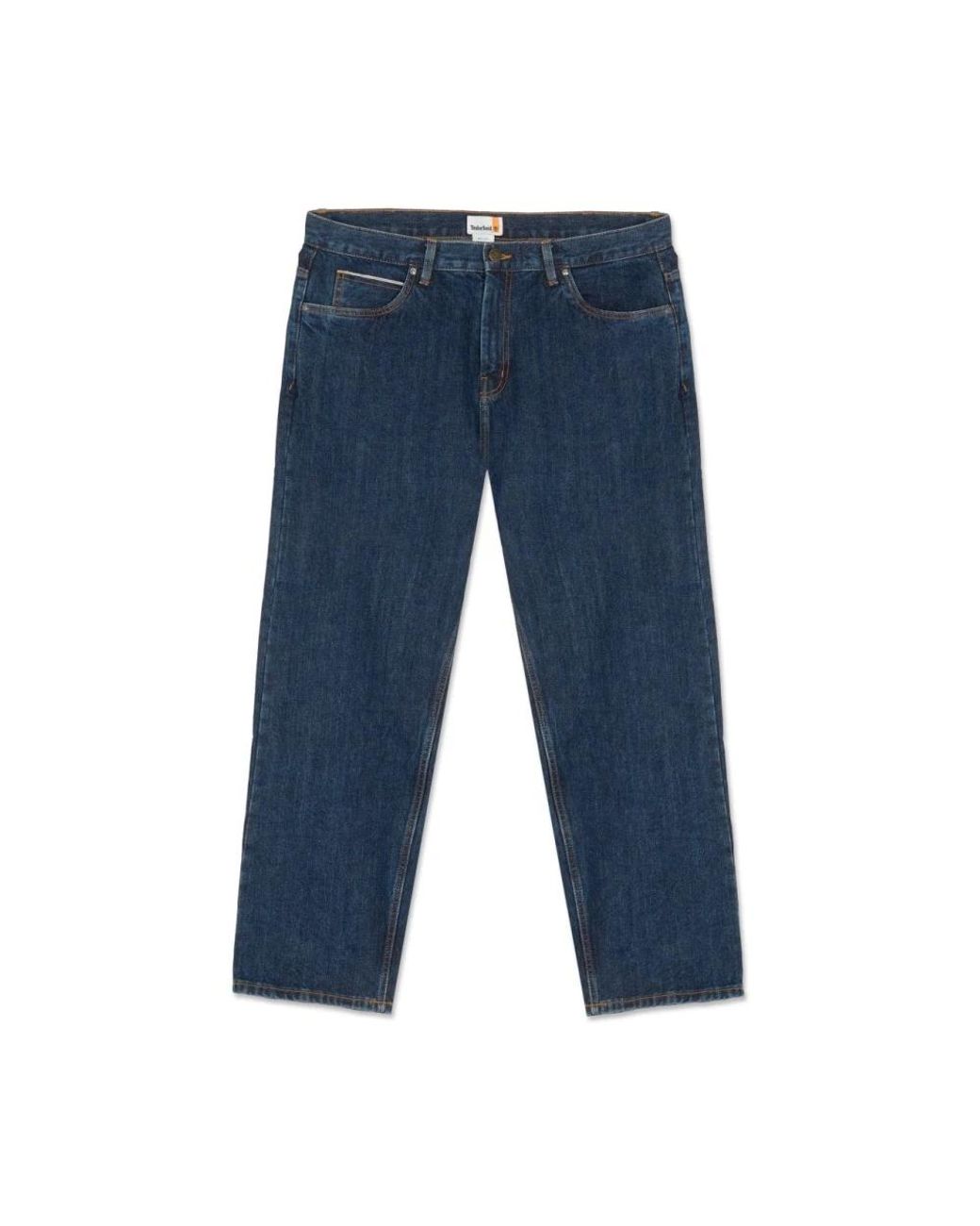 Timberland Blue Straight Fit Jeans for men