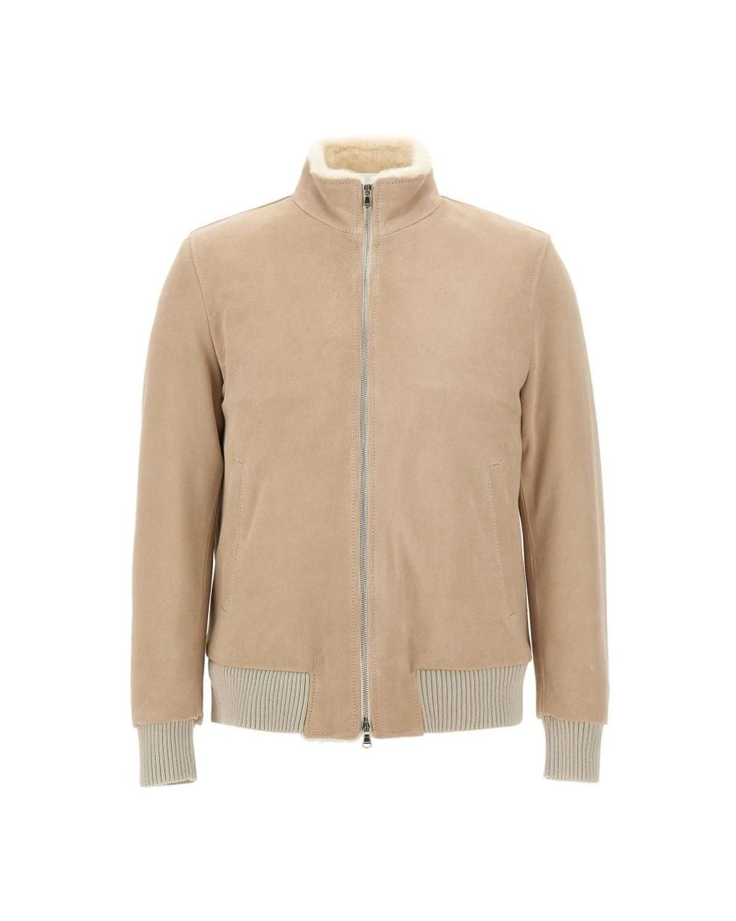 Barba Napoli Natural Bomber Jackets for men