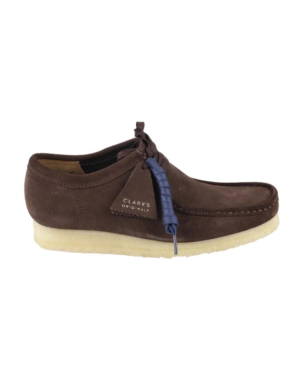 Clarks Brown Laced Shoes for men
