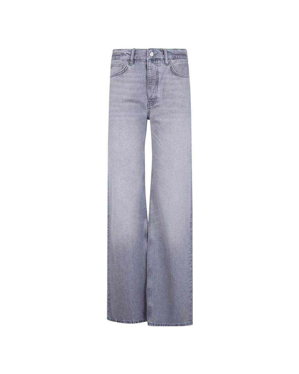 Anine Bing Gray Straight Fit Jeans