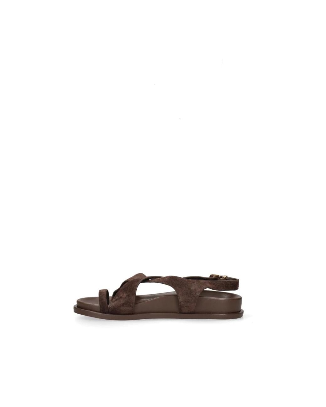 Marc Ellis Brown Flat Sandals