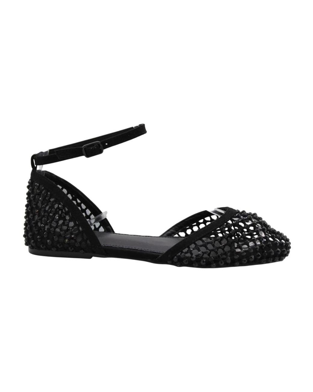 Exe' Black Ballerina Shoes